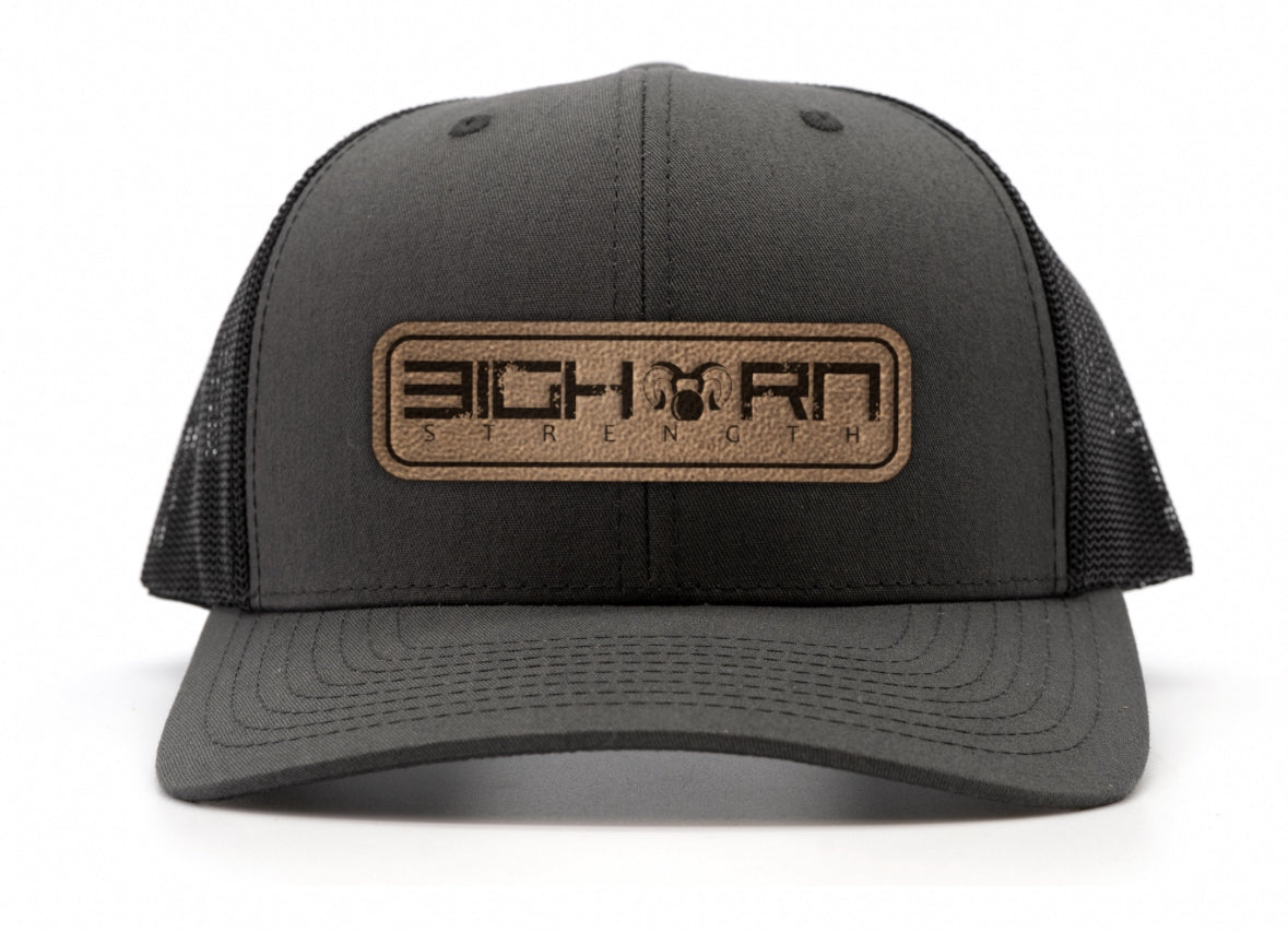 Bighorn Range Leather Patch Hats