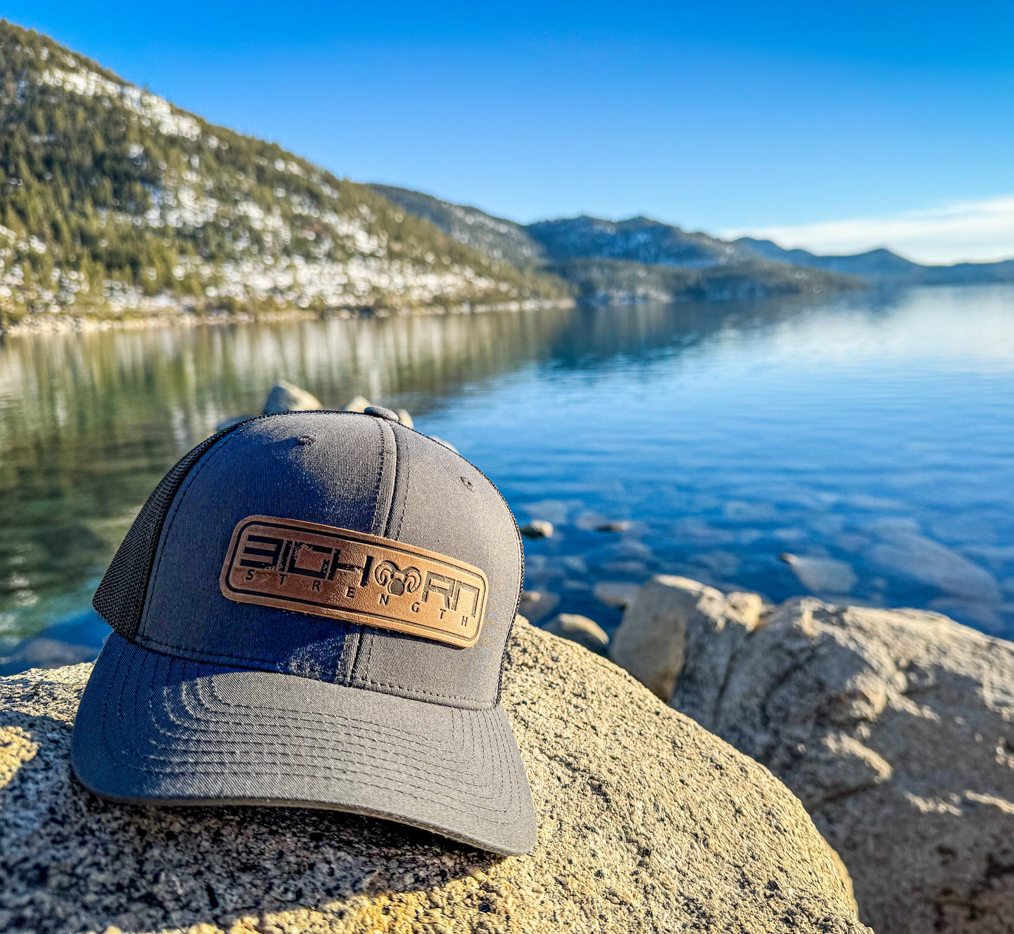 Bighorn Range Leather Patch Hats